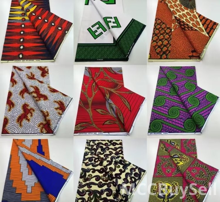 Super Wax African Print Fabric 18dollars/6yards