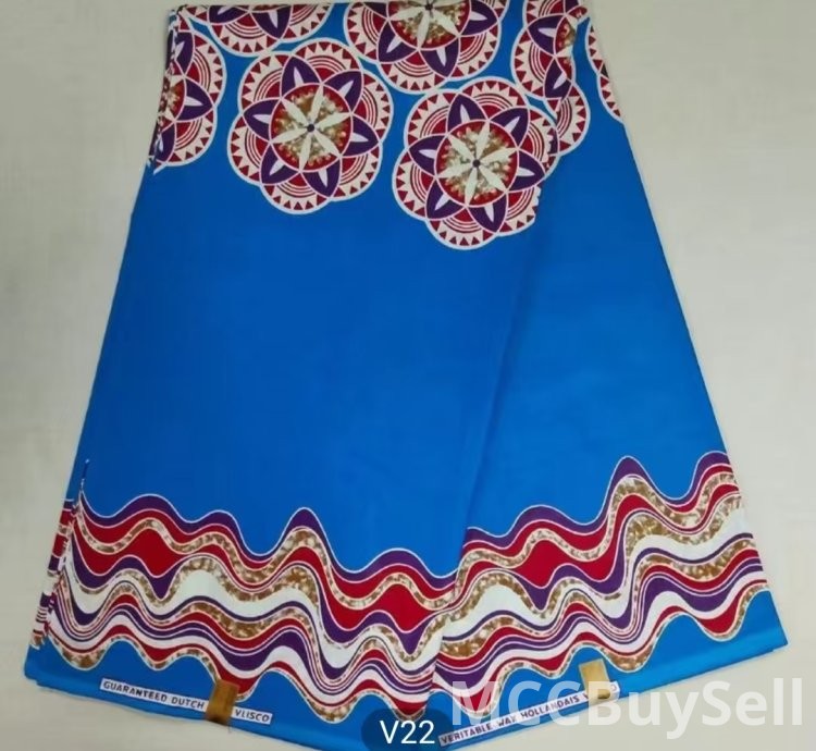 Super Wax African Print Fabric 18dollars/6yards