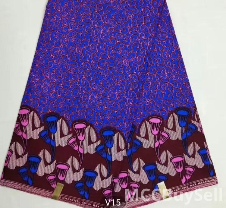 Super Wax African Print Fabric 18dollars/6yards