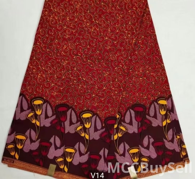 Super Wax African Print Fabric 18dollars/6yards