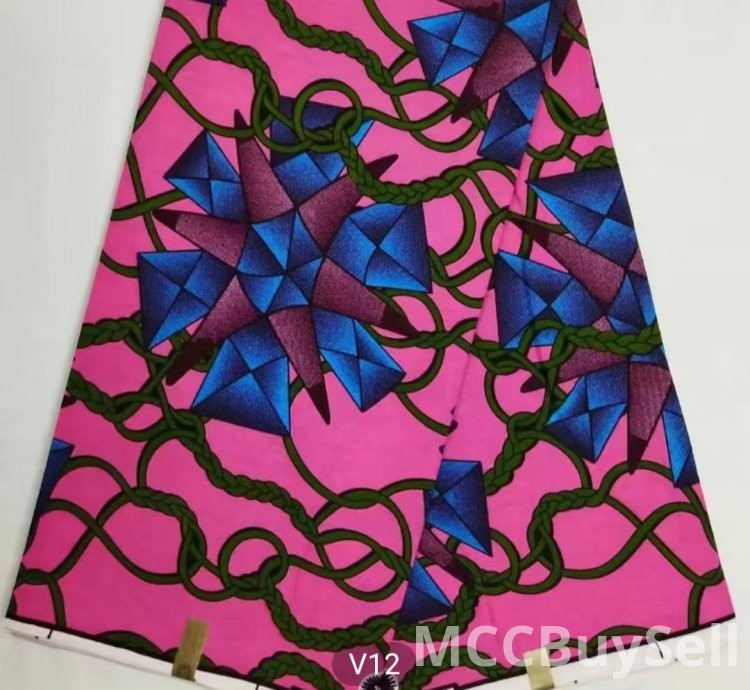 Super Wax African Print Fabric 18dollars/6yards