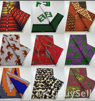 Super Wax African Print Fabric 18dollars/6yards