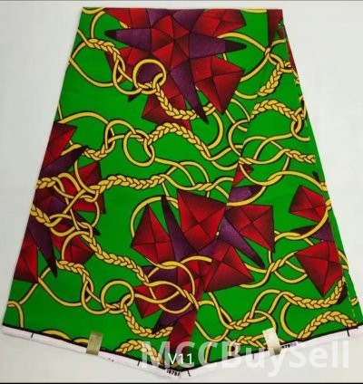 Super Wax African Print Fabric 18dollars/6yards 6