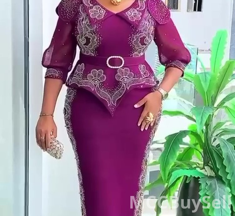 Ladies' Party Gown Stylish Diligently Made