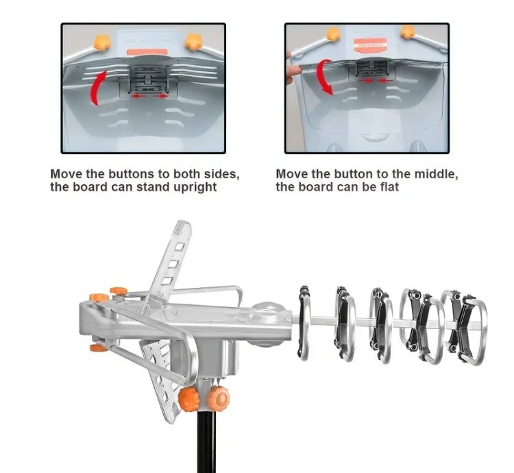 TV Antenna Outdoor 300+ Miles Range 360 Degree Rotation, Wireless Remote