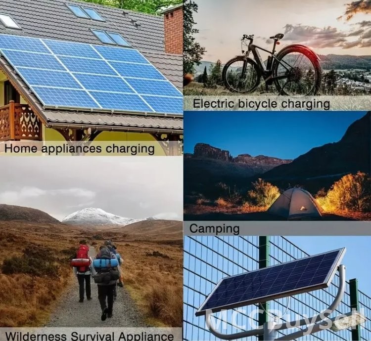 200W Solar Panel Charger Monocrystalline Silicon, Charge Controller