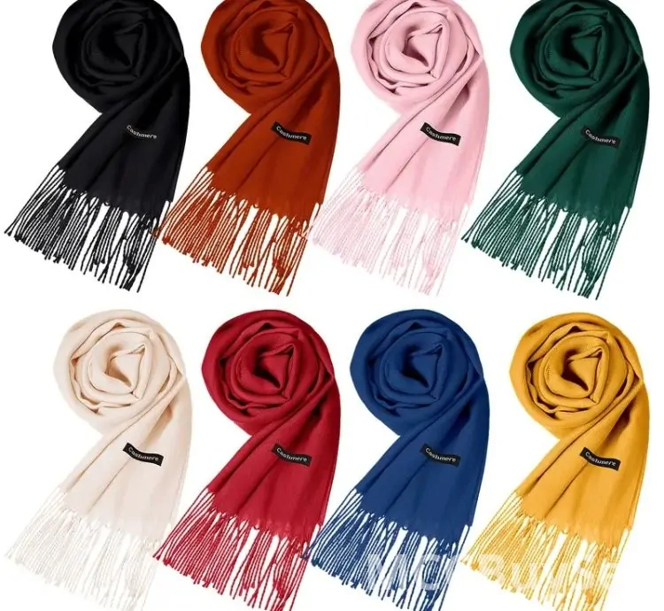 Blanketing scarf Warm soft shawl thickened winter long scarf in college style