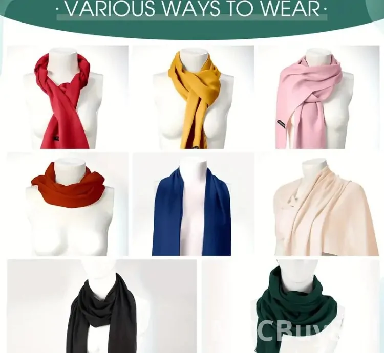 Blanketing scarf Warm soft shawl thickened winter long scarf in college style