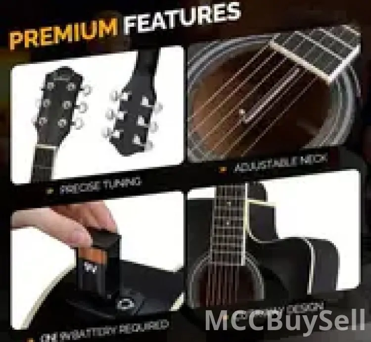 Basswood Guitarra GLARRY Full Size 6 Strings Acoustic Electric Guitar Beginning Kit