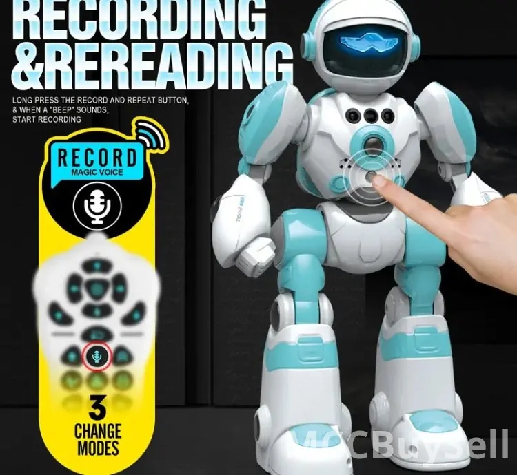 AI RC Robot with Voice Remote Control Intelligent Robot for Children 3–8 Years