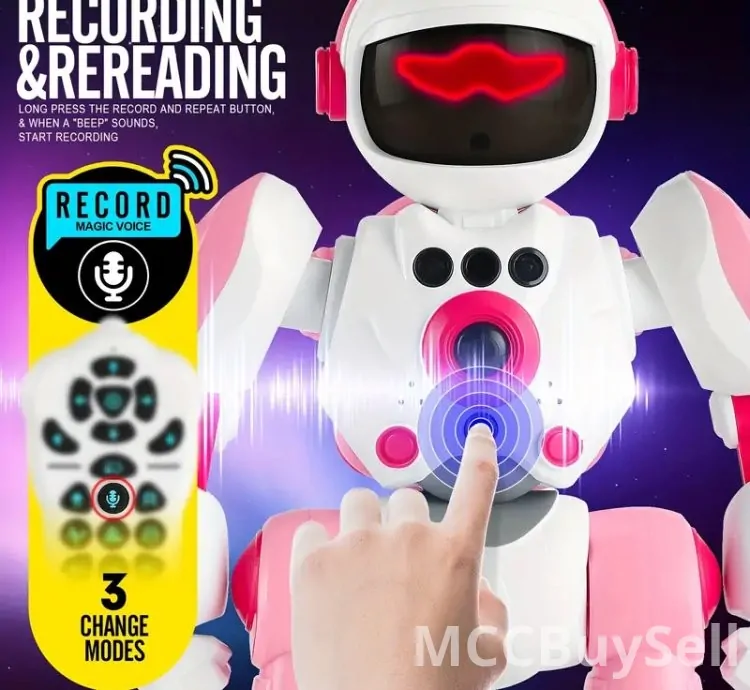 AI RC Robot with Voice Remote Control Intelligent Robot for Children 3–8 Years