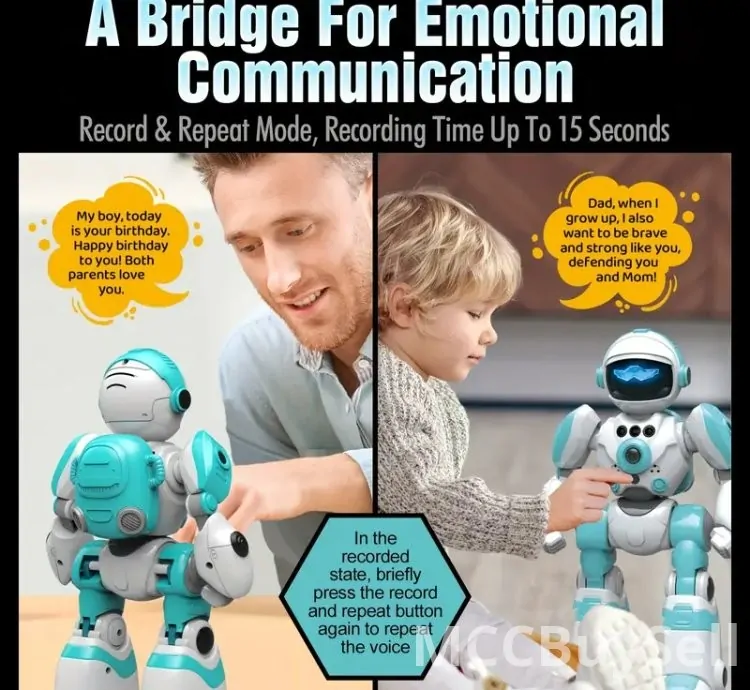 AI RC Robot with Voice Remote Control Intelligent Robot for Children 3–8 Years