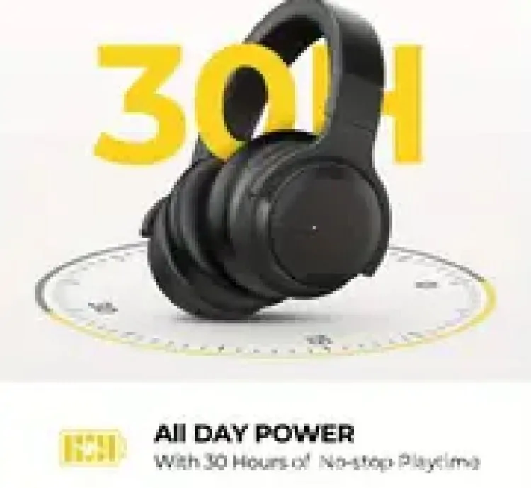 Headphone: Advance Noise Cancelling Designed for Home, Office, and Travel, Wireless Headphones with Immersive Sound