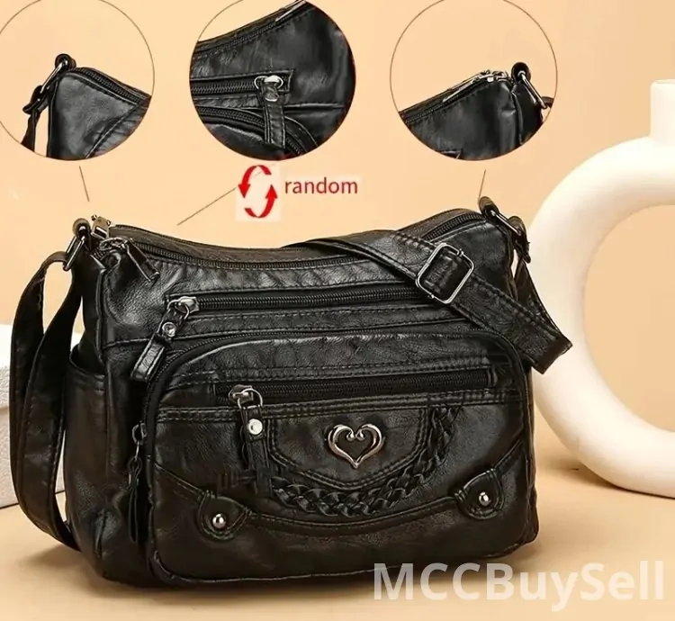 Vintage Crossbody Bag Brown in Chic Perfect Fashion & Style for daily use