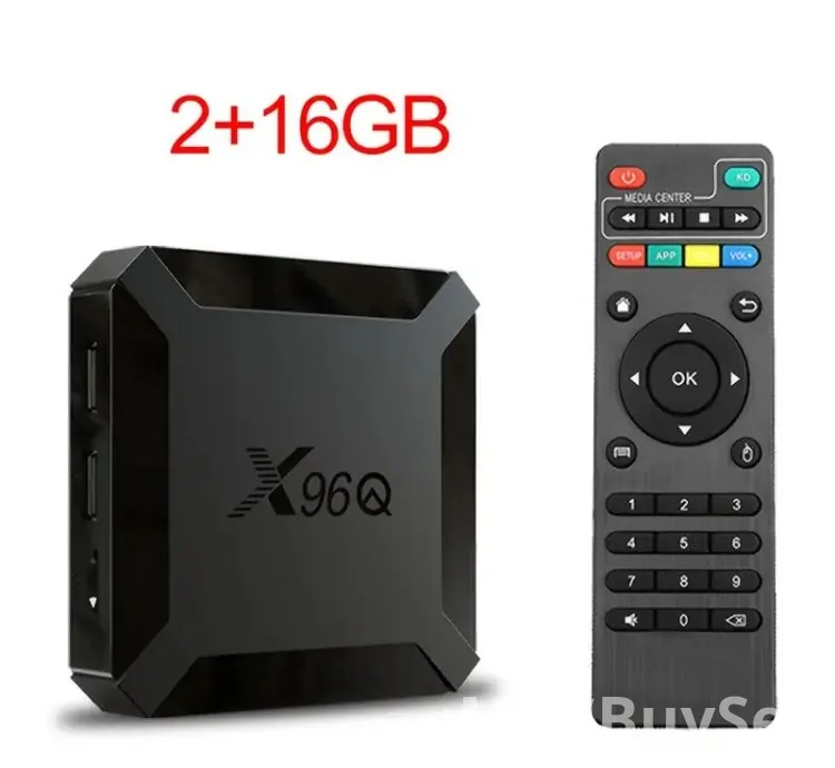 Original Android10 X96Q Smart TV & Movies Box H313 Quad Core CPU Streaming Media Players