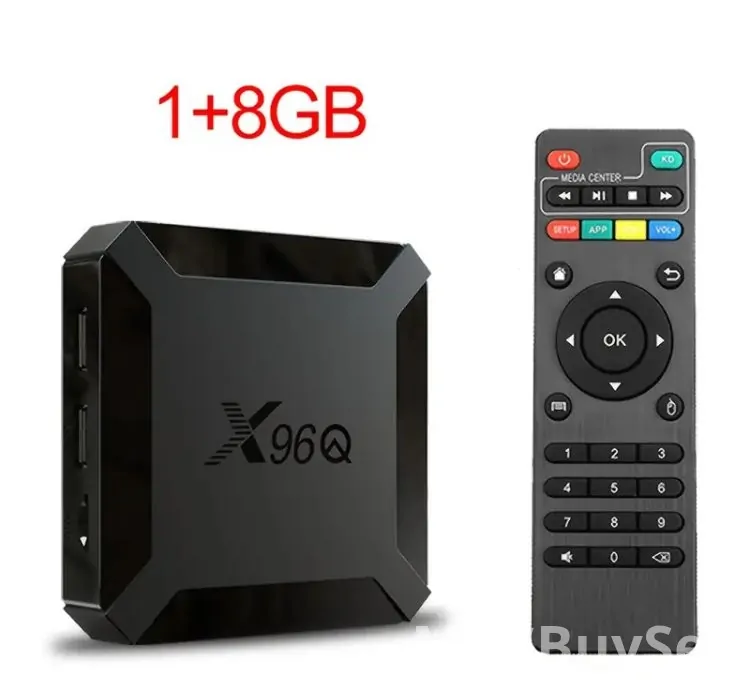 Original Android10 X96Q Smart TV & Movies Box H313 Quad Core CPU Streaming Media Players