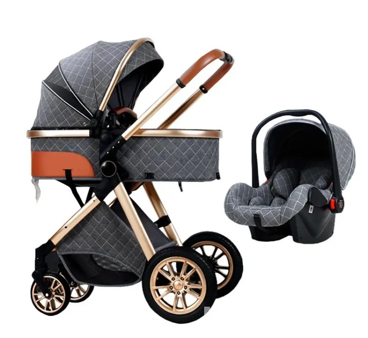 Stroller For 0 - 3 Years Newborn Babies, Comfortable & Foldable