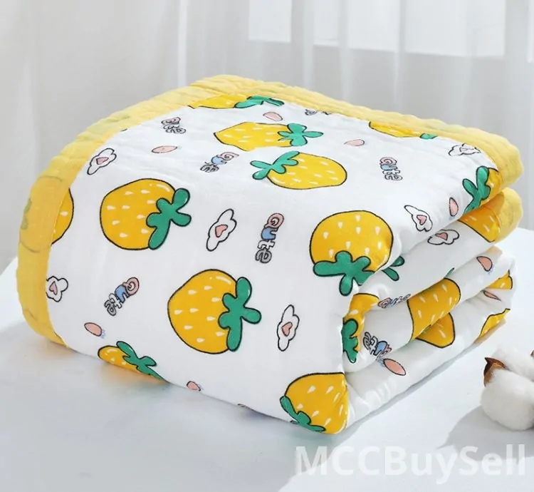 Children's Towel Blanket - 10-Layer Cotton, 110 x 110 cm