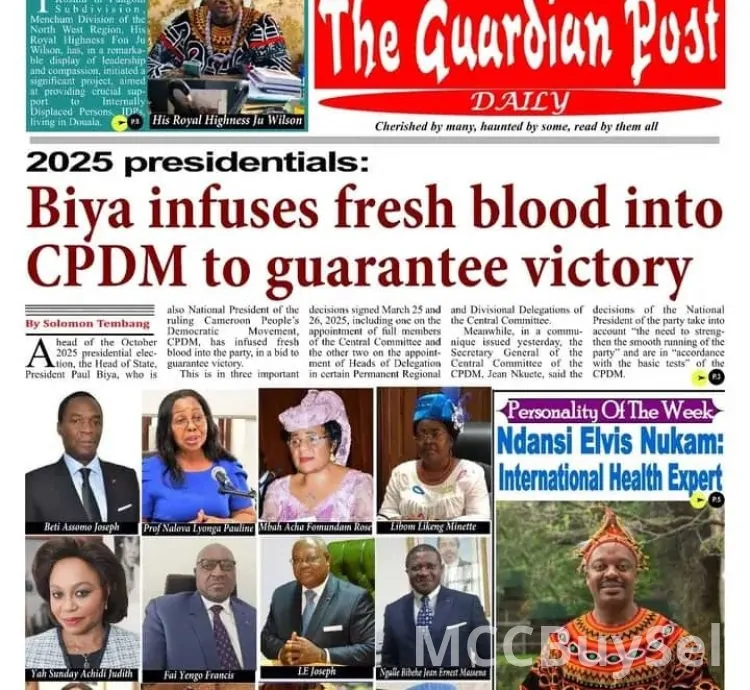 News Updates From Cameroon's Print Media