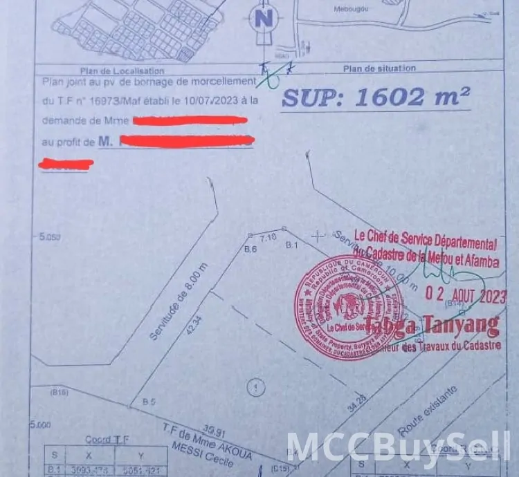 Plots Available in Mebougou, Soa - Yaounde for Sale, Attractive & Accessible.