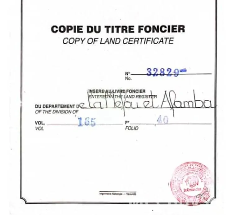 Titled Land at Ebang, Soa - Yaounde for Sale, Attractive & Accessible