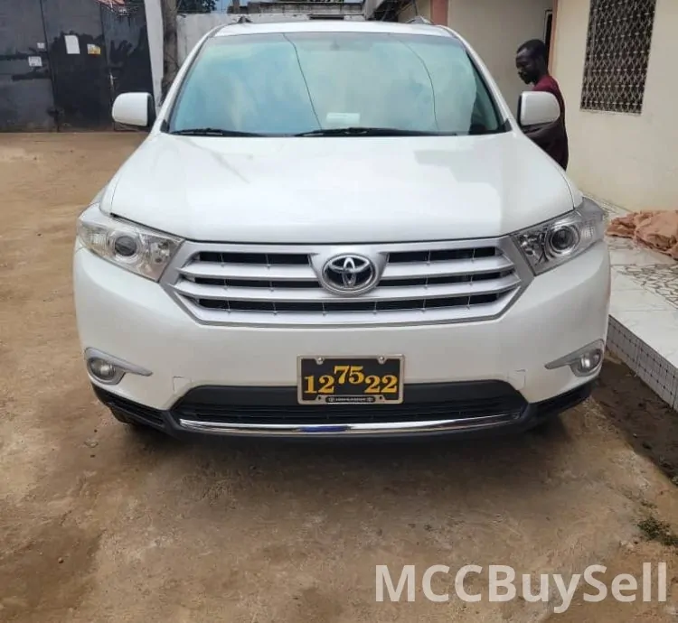 Toyota Highlander, 2012 Edition for Sale, Excellent Condition, Foreign Used