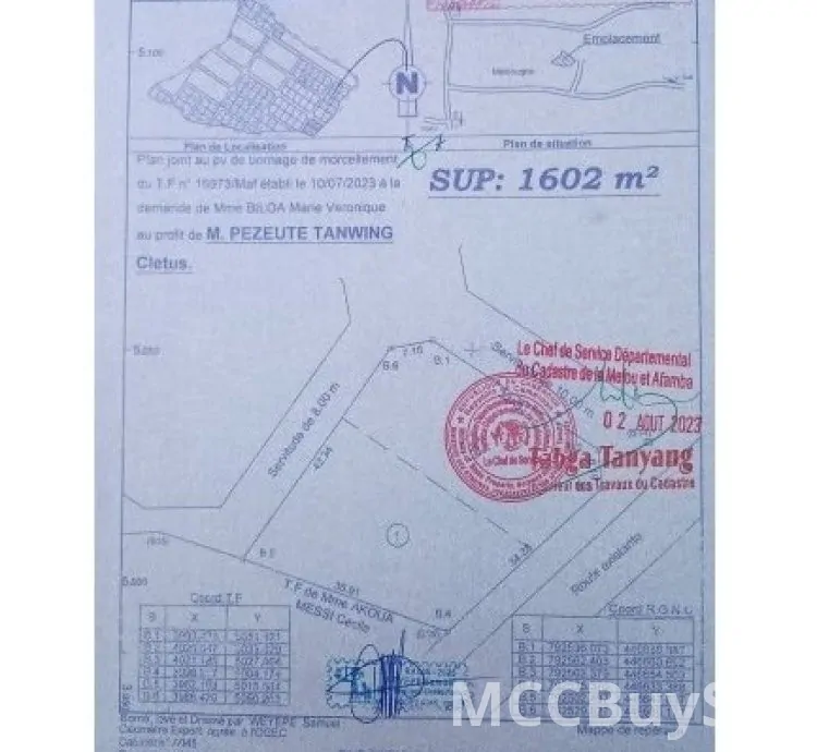 Plots Available in Mebougou, Soa - Yaounde for Sale, Attractive & Accessible.