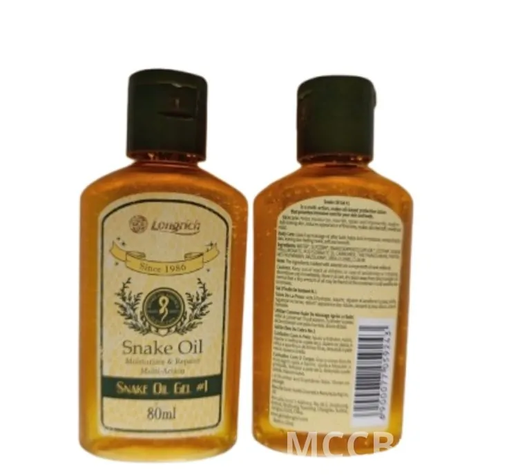 Longrich Pain Relief Snake Oil Gel.