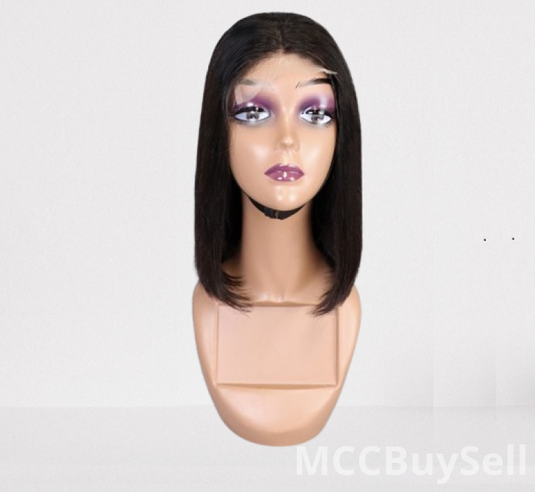 Brazilian Straight Bob Wig 10 & 12 Inches 4x4 Closure Human Hair