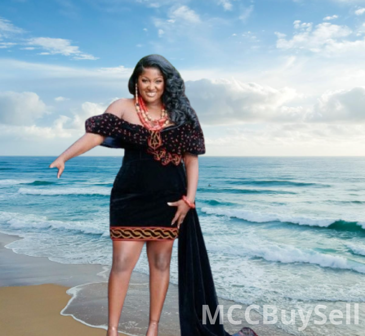 Traditional Female Attire Best Cameroon Grassfield Embroidered Ceremonial Design