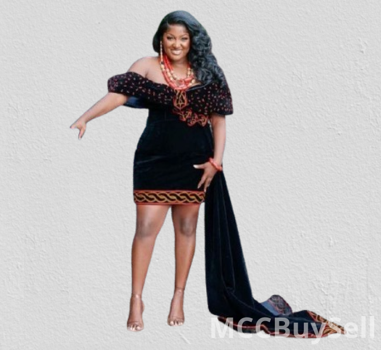 Traditional Female Attire Best Cameroon Grassfield Embroidered Ceremonial Design