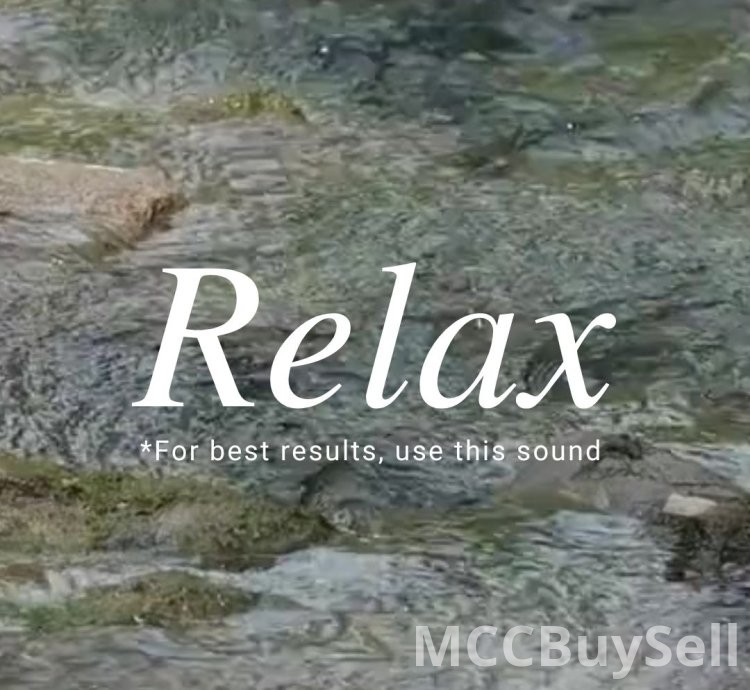 Relaxing Stream Sound Meditation Instagram Story Video