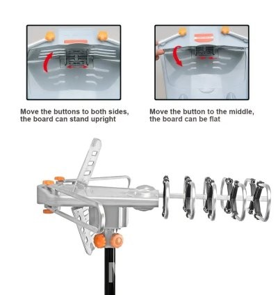 TV Antenna Outdoor 300+ Miles Range 360 Degree Rotation, Wireless Remote 6