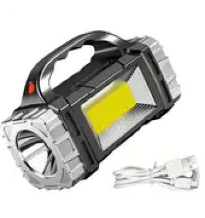Portable Solar Power + USB Rechargeable Power Bank Lights 4