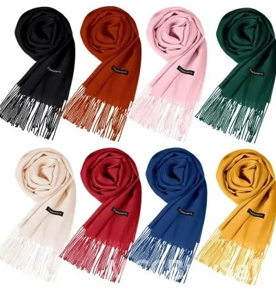 Blanketing scarf Warm soft shawl thickened winter long scarf in college style