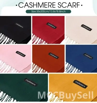 Blanketing scarf Warm soft shawl thickened winter long scarf in college style