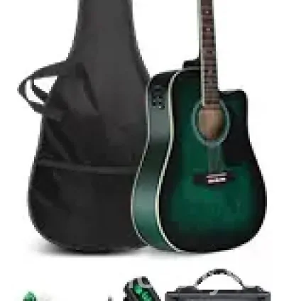 Basswood Guitarra GLARRY Full Size 6 Strings Acoustic Electric Guitar Beginning Kit 4