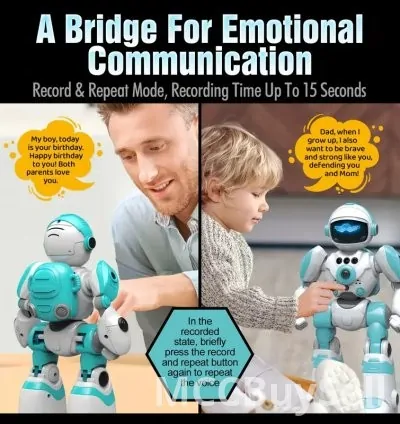 AI RC Robot with Voice Remote Control Intelligent Robot for Children 3–8 Years 4