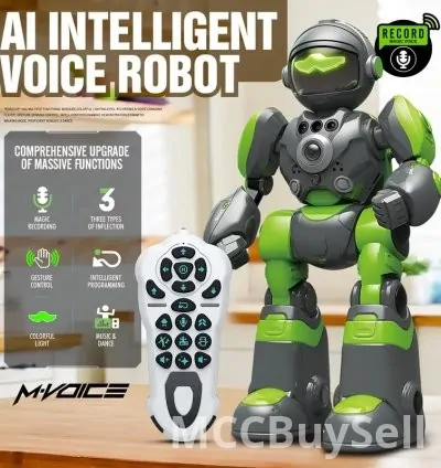 AI RC Robot with Voice Remote Control Intelligent Robot for Children 3–8 Years
