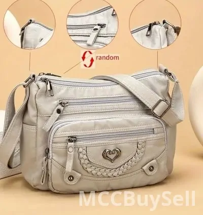 Vintage Crossbody Bag Brown in Chic Perfect Fashion & Style for daily use 4