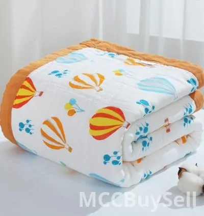 Children's Towel Blanket - 10-Layer Cotton, 110 x 110 cm 11