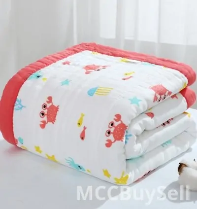 Children's Towel Blanket - 10-Layer Cotton, 110 x 110 cm 8