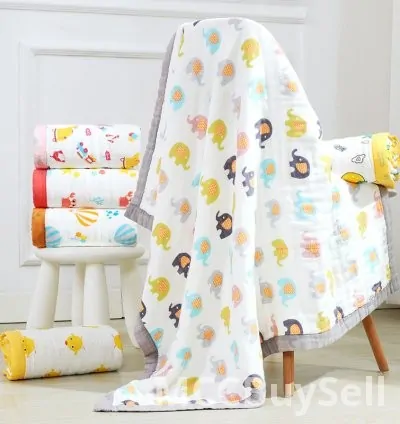 Children's Towel Blanket - 10-Layer Cotton, 110 x 110 cm 7