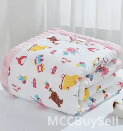 Children's Towel Blanket - 10-Layer Cotton, 110 x 110 cm 4