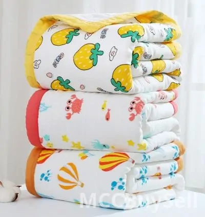 Children's Towel Blanket - 10-Layer Cotton, 110 x 110 cm