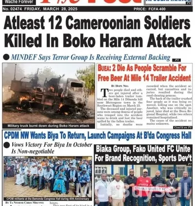 News Updates From Cameroon's Print Media