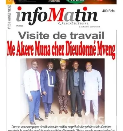 News Updates From Cameroon's Print Media 20