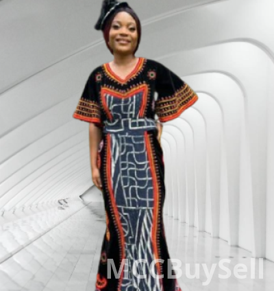 Traditional Female Attire Best Cameroon Grassfield Embroidered Ceremonial Design