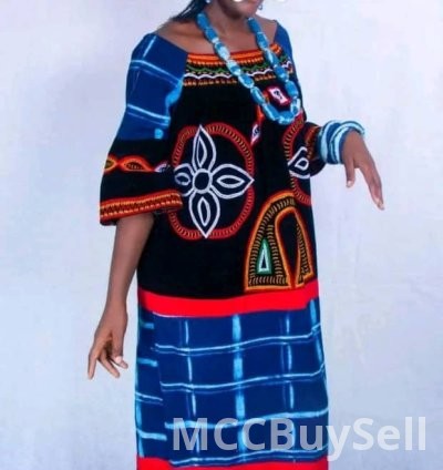 Traditional Female Attire Best Cameroon Grassfield Embroidered Ceremonial Design
