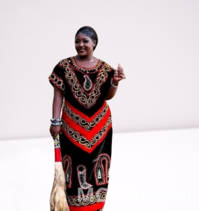 Traditional Female Attire Best Cameroon Grassfield Embroidered Ceremonial Design 3